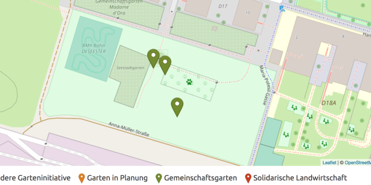 essbare Seestadt Map